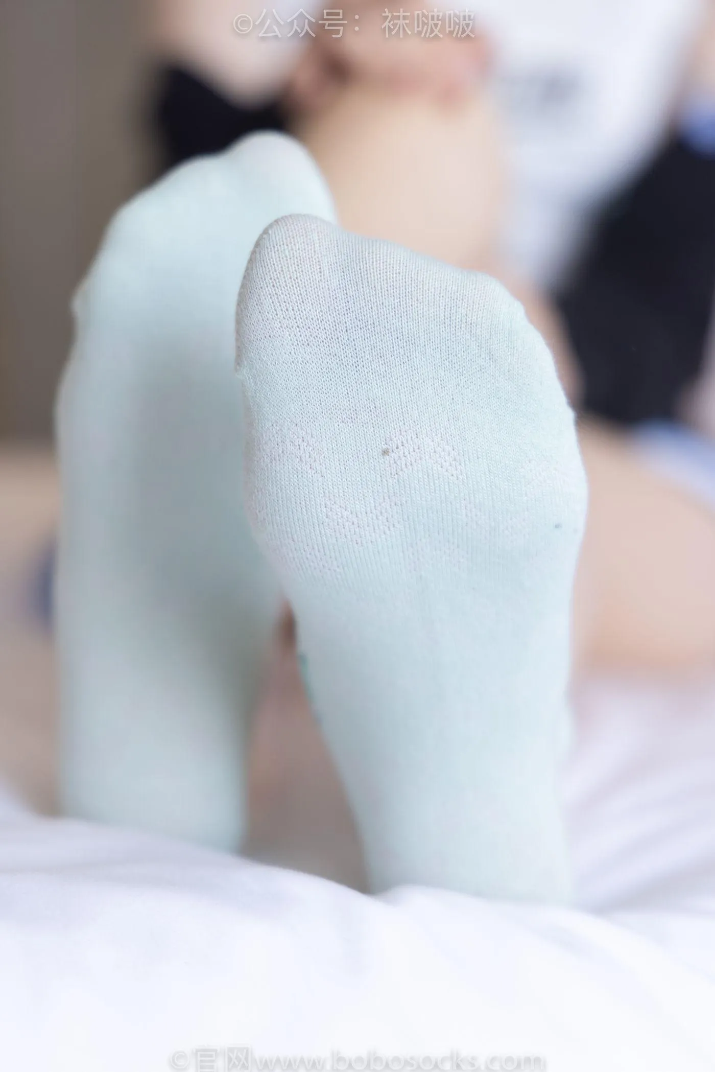 [BoBoSocks袜啵啵]NO.081 稚予- AJ、浅黄色短棉袜、浅蓝色短棉袜、裸足（花絮版） [145P]插图8